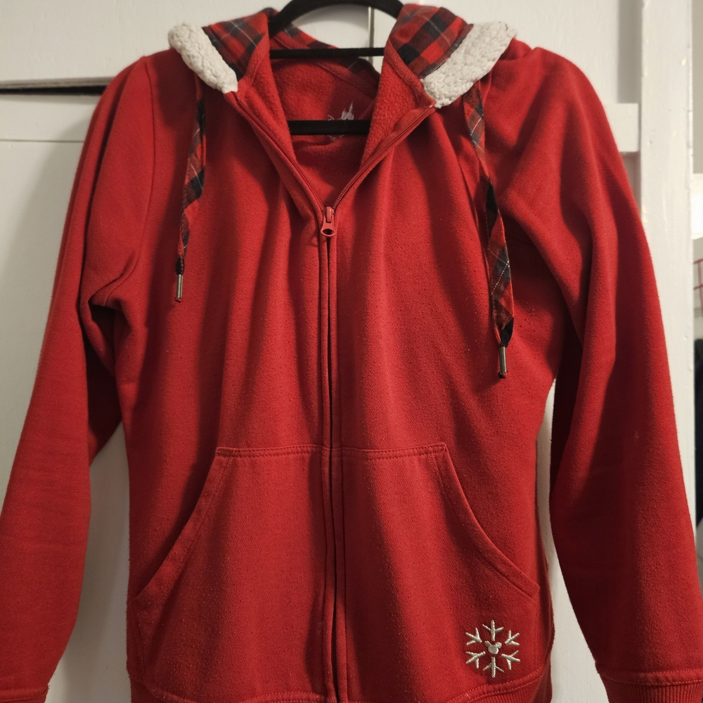 Disney Parks Holiday Zip Up Hoodie